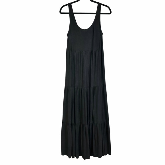 Gentle Fawn Black Tiered Maxi Dress | Size S - Picture 2 of 10